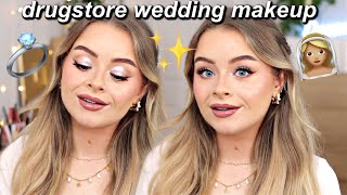 Fully DRUGSTORE Bridal Makeup Tutorial 2024 [upl. by Dorca359]