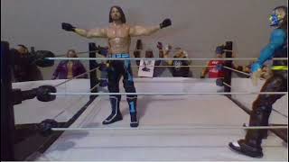 AJ Styles VS Jeff Hardy DBE NO MERCY [upl. by Anurb]