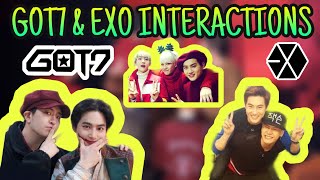 GOT7 and EXO interactions [upl. by Suaeddaht]