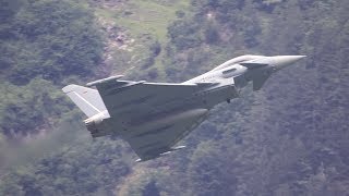 Eurofighter Typhoon S German Air Force Luftwaffe flying Display Mollis Zigermeet 2019 AirShow [upl. by Mariel]