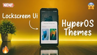 New HyperOS Themes  Charging Animation  Lockscreen Customization [upl. by Suolekcin]