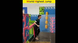 Highest Jump jump viral shorts [upl. by Alilak918]