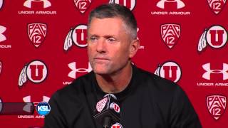 Utah head coach Kyle Whittingham press conference 10272014 [upl. by Deva60]