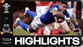 HIGHLIGHTS  🏴󠁧󠁢󠁷󠁬󠁳󠁿 WALES V ITALY 🇮🇹  2024 GUINNESS MENS SIX NATIONS RUGBY [upl. by Aeriel]