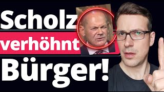 Skandal Scholz verhöhnt AfDWähler mitten auf der Bühne [upl. by Heman990]