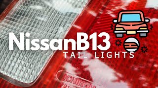 Nissan B13 Tail Lights  Short Review [upl. by Bodnar]