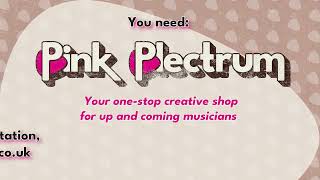 Pink Plectrum  Your onestop creative shop for up and coming musicians [upl. by Kelleher]