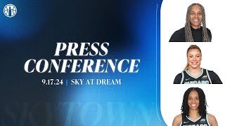 Postgame Press Conference  Sky at Dream  September 17 2024 [upl. by Frodi]