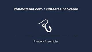 Firework Assembler  Careers Uncovered [upl. by Anerat]