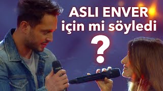 Murat Boz acaba Aslı Enver için mi söyledi  O Ses Türkiye [upl. by Aridatha]