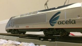 Bachmann Acela Express N Scale Train Set Quick Look [upl. by Aliehc]