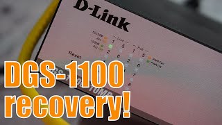 DLink DGS110010MP recovery [upl. by Retsel956]