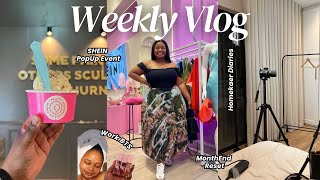 Weekly Vlog  Homemaker Diaries MonthEnd Reset Content BTS SHEIN PopUp Event Errands amp More [upl. by Feilak]