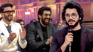 Hanuman fame Teja Sajjas ultimate speech was applauded by Ranveer Singh and Rana [upl. by Catha275]