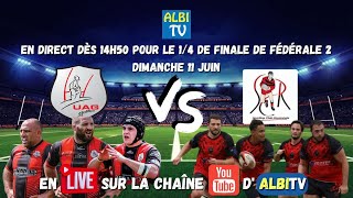 14 de finale Fédérale 2  UA GAILLAC  SC ROYANNAIS [upl. by Oiramd701]