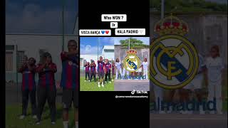 Real Madrid Song vs Barcelona Song Who Won cristianoronaldo realmadrid messi barcelona [upl. by Petromilli167]