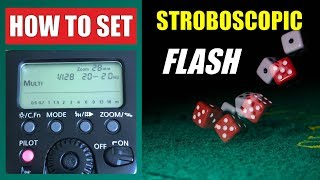 High Speed Photography  Stroboscopic Flash settings for stroboscope light [upl. by Kaufmann]