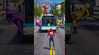 Spiderman helping his homie  GTA V  shorts 103 [upl. by Cadman778]