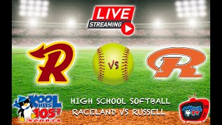 Raceland vs Russell Softball  KHSAA Softball  LIVE  Kool TV  32524 [upl. by Rhiamon]