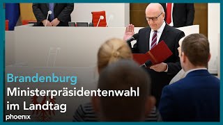 MinisterpräsidentenWahl in Brandenburg  11122024 [upl. by Nevek789]