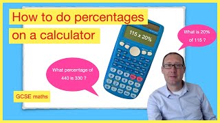 How to do percentages on a calculator [upl. by Amorette169]