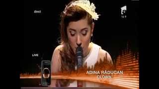 Emeli SandĂ©  quotClownquot Interpretarea Adinei RÄducan la X Factor [upl. by Jaynes177]