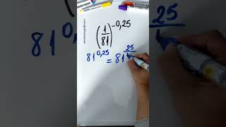 ➡️ POTÊNCIA de expoente decimal negativo 🚀 expoente negativo enem concursos vestibular math [upl. by Voletta105]