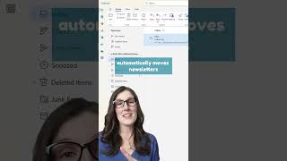 DROWNING In Email Newsletters Let’s Automate Them With Outlook outlook tips emailtips [upl. by Yecrad]