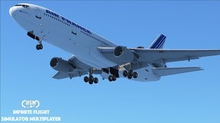 Infinite Flight DC10  Air France  Miami  Charles Airport [upl. by Oriel189]