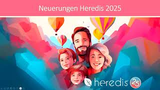 Vorstellung der Jubiläumsversion Heredis 2025 [upl. by Posehn8]