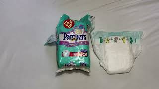 Vintage Pampers Baby Dry Diapers  ASMR  High Quality Mic [upl. by Yulma890]