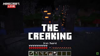 Minecraft Live Creaking Reveal Pale Garden Reveal [upl. by Dnomad]