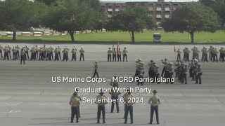 USMC MCRD Parris Island Graduation for GOLF Company on September 6 2024 [upl. by Collimore]