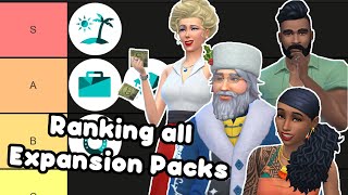 Ranking All Sims 4 Expansion Packs aside from For Rent lol [upl. by Elohcim]