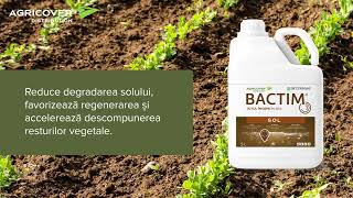 𝐁𝐀𝐂𝐓𝐈𝐌® 𝐒𝐎𝐋 tratament regenerator  bioprodus bacterian din portofoliul Agricover [upl. by Annaoj]