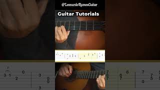 Nostalgia Petite Melodie  J Sagreras 🎸 Tutorial  TABS guitarlesson guitartutorial shorts [upl. by Kidd]