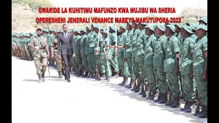 GWARIDE LA VIJANA KWA MUJIBU WA SHERIA WAKIHITIMU MAFUNZO YAO JKT MAKUTUPORA [upl. by Chancey]