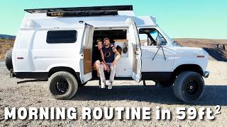 Our Van Life Morning in Under 3 Minutes [upl. by Cogswell]