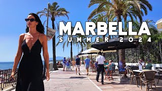 Marbella Spain Relaxing City Summer 2024 September Update Costa del Sol  Málaga 4K [upl. by Sylvanus629]