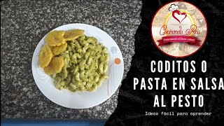 Pasta de Coditos en salsa al Pesto  culinariord  Como hacer Pasta en Salsa al Pesto [upl. by Atwater]