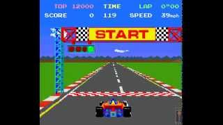 Arcade Game Pole Position 1982 NamcoAtari [upl. by Chanda412]