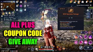 Black Desert Mobile ALL PLUS Coupon Code GiveAway [upl. by Oivaf57]