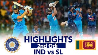 IND vs SL 2nd ODI Match Highlights India vs Sri Lanka 2nd ODI Highlights  Jeffrey Vandersay [upl. by Zuckerman]