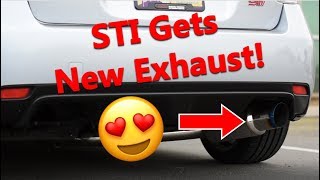 STI Invidia N1 Exhaust [upl. by Rahr840]