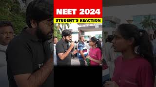 NEET 2024 Exam Student Reaction  Student Reaction on NEET 2024 Exam NEETExam NEETHindi Shorts [upl. by Ches370]