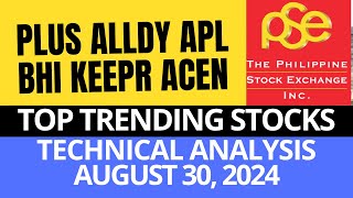 STOCK MARKET PLUS  ALLDY  APL  BHI  KEEPR  ACEN  PSE TECHNICAL ANALYSIS [upl. by Noiemad]