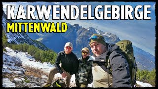 Mittenwald Karwendelgebirge  Tour auf 2000Hm im November  Das Erste Mal in den Alpen [upl. by Ecirrehs]