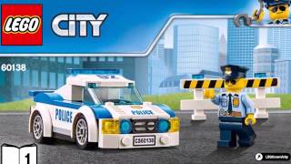 LEGO City Police HighSpeed Chase 60138 Instructions DIY Book 1 [upl. by Kanal]