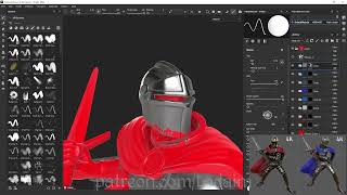 Knight Male Timelapse [upl. by Coveney]