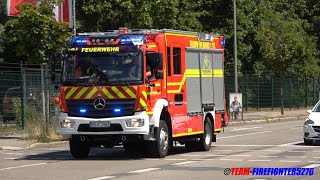 Paralleleinsatz während Flächenbrand Löschzug BF  Hanau Mitte  Grossauheim [upl. by Retlaw]